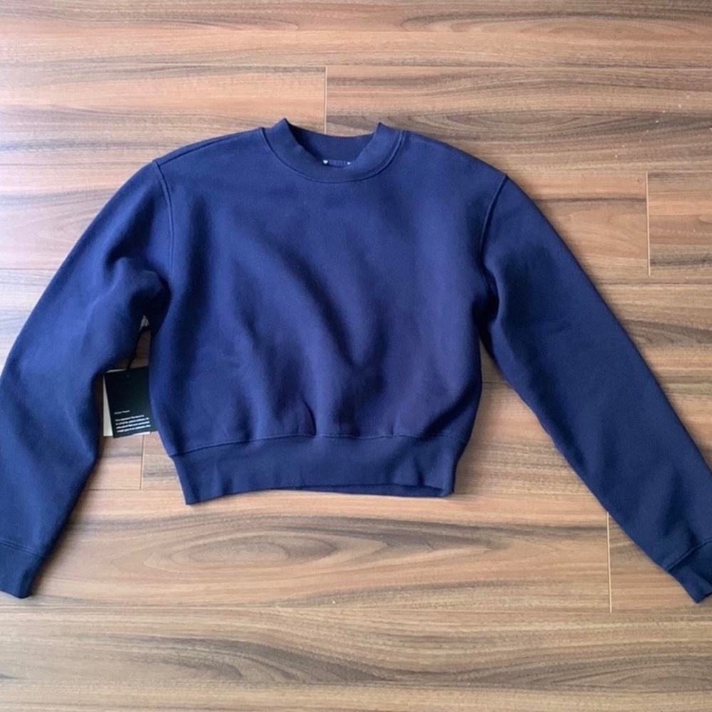 TNA Cropped Sweater – Royal Blue / Navy | NWOT